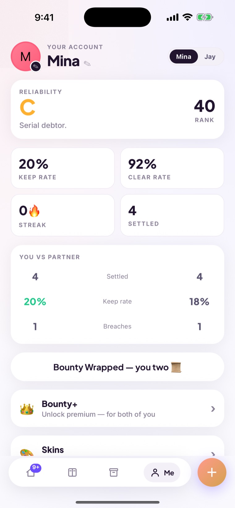 Rank and reliability