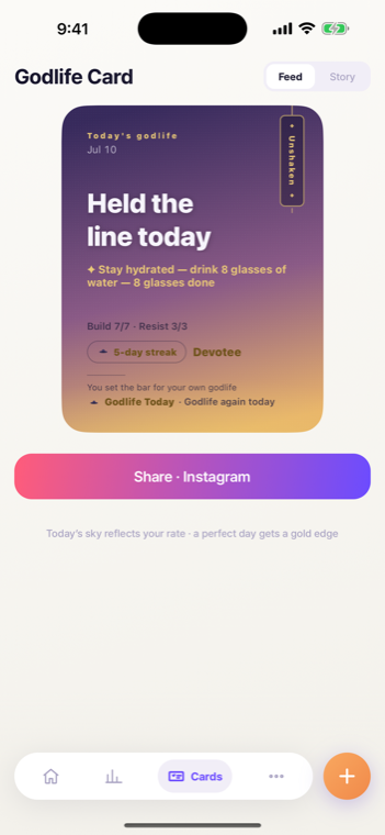 Share card
